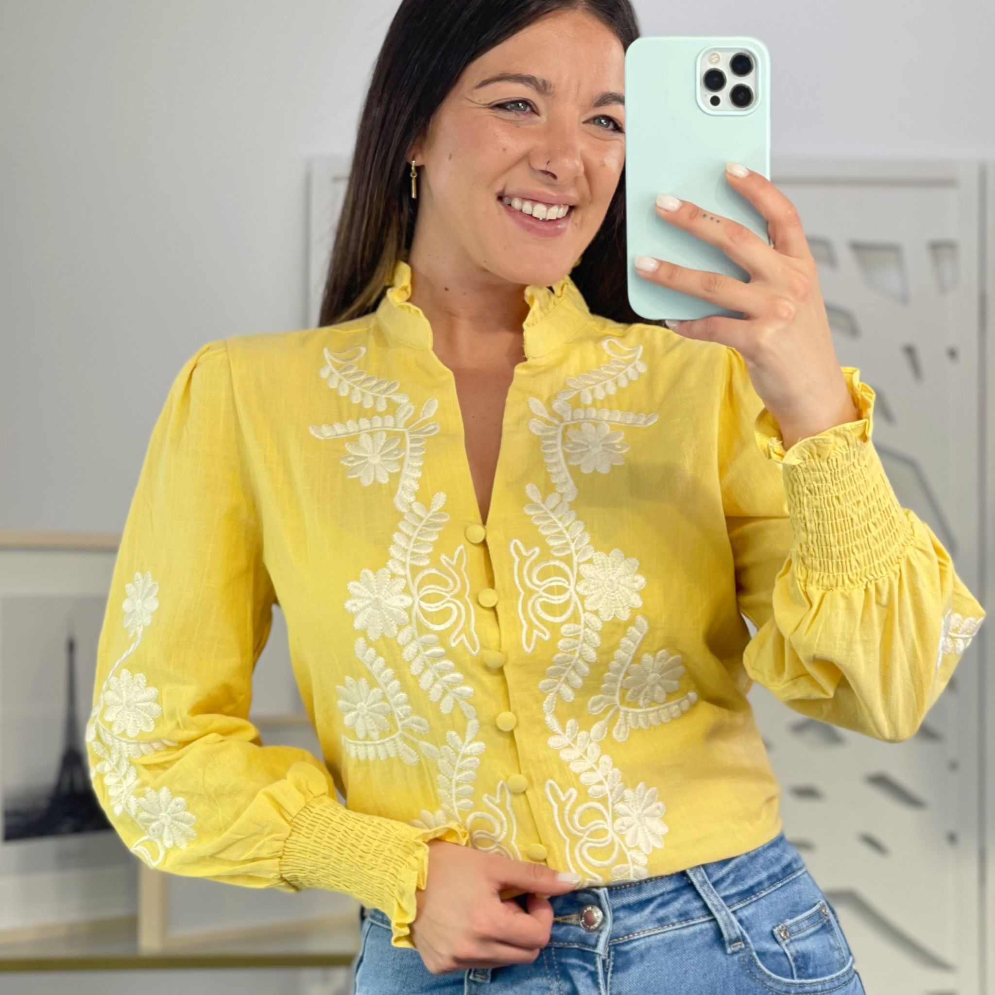 Camisa Julieta Amarilla
