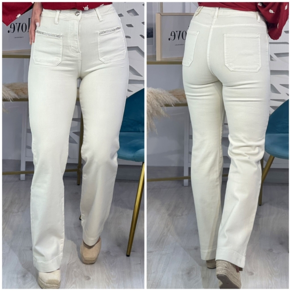 Pantalón Bolsillos Brillos
