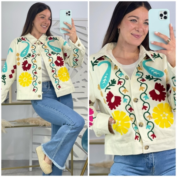 Chaqueta Bordado Colores