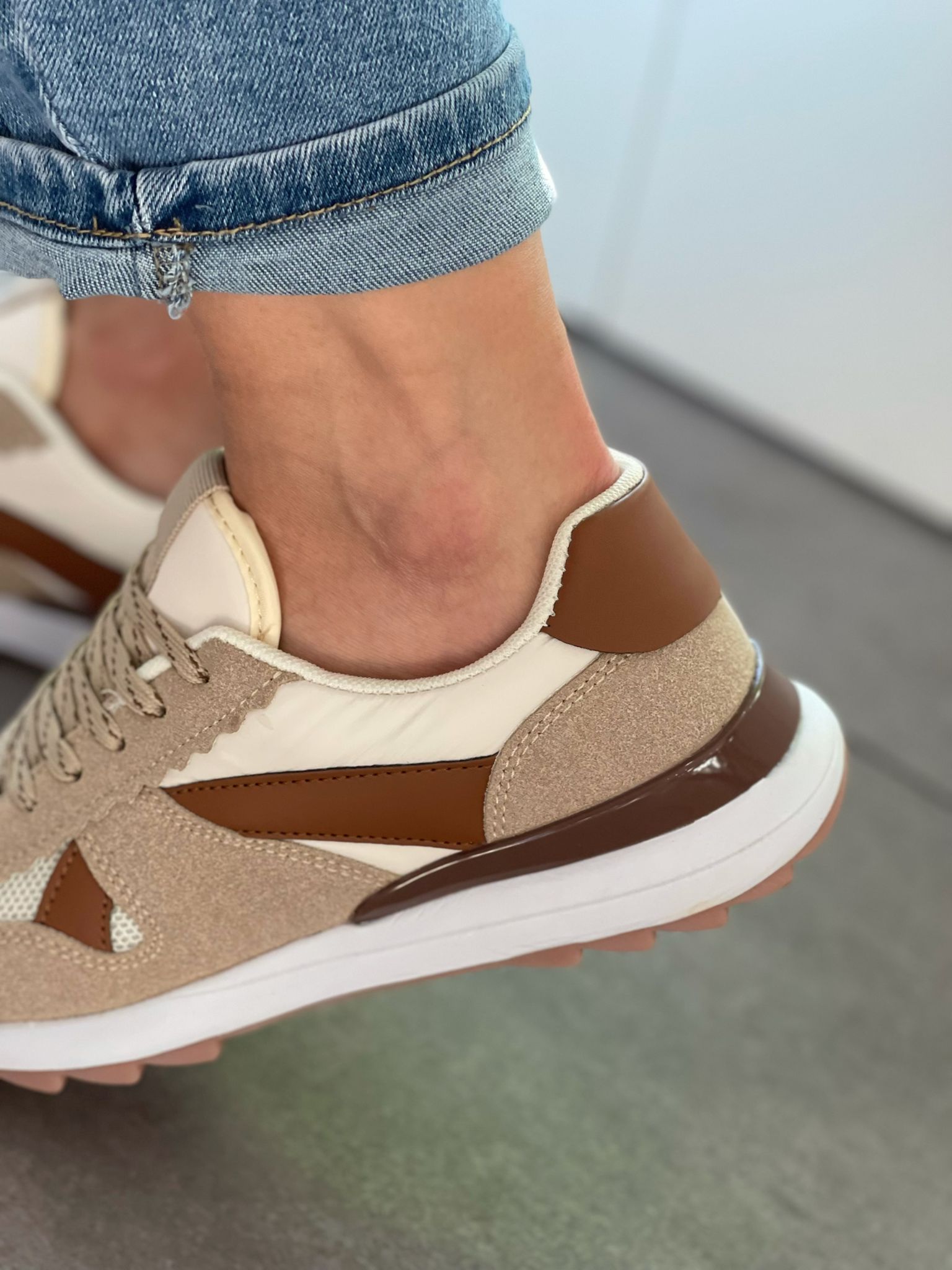 Zapatilla Aurora - Marrón / Beige - Imagen 4