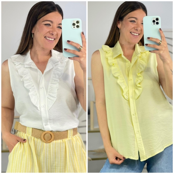 Camisa Volante Rebeca