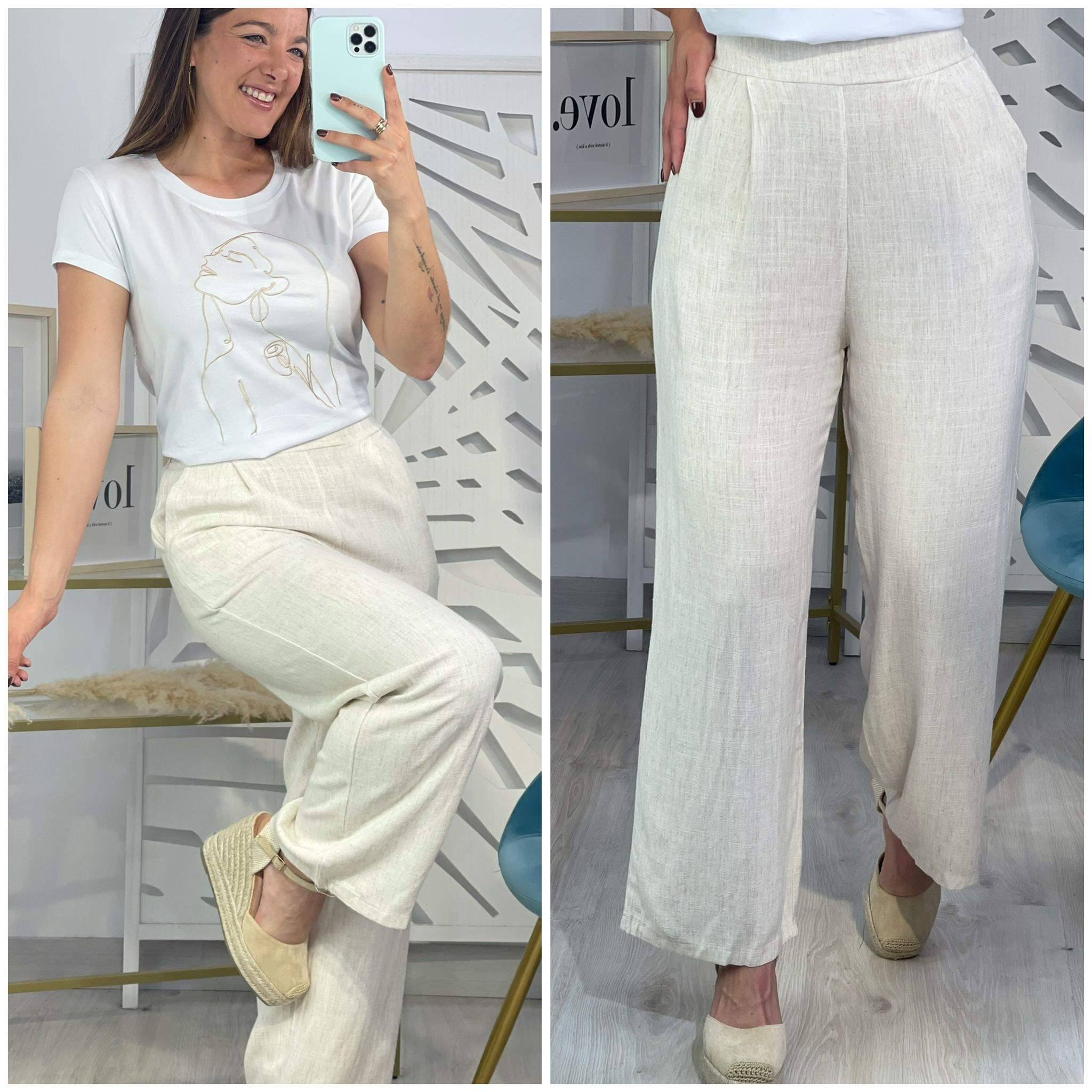 Pantalón Lino Noa