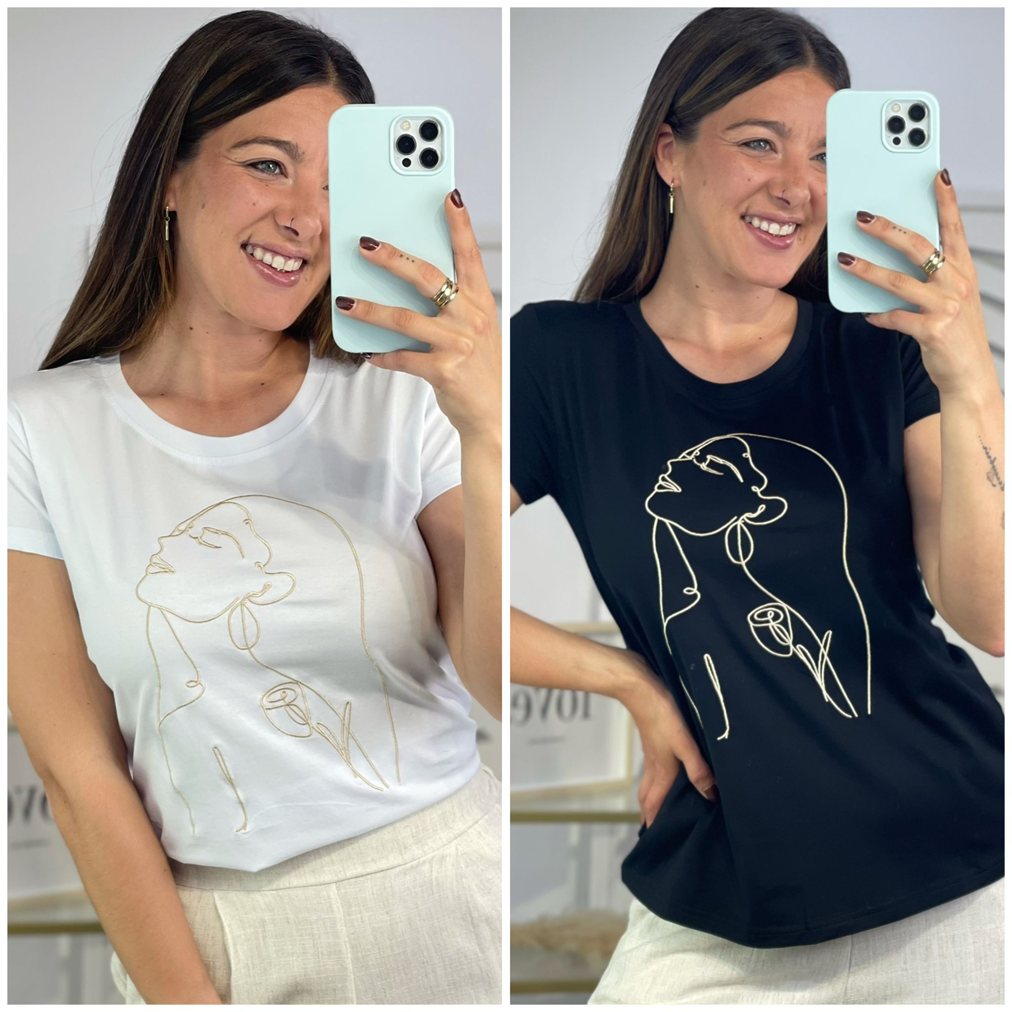 Camiseta Silueta Mujer