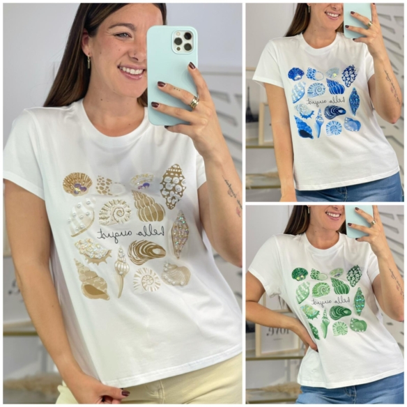 Camiseta Conchas