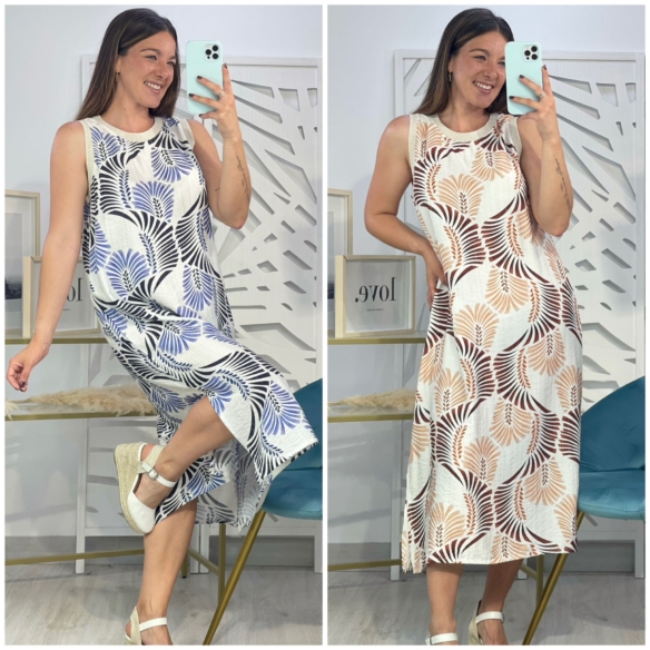 Vestido Estampado Leila