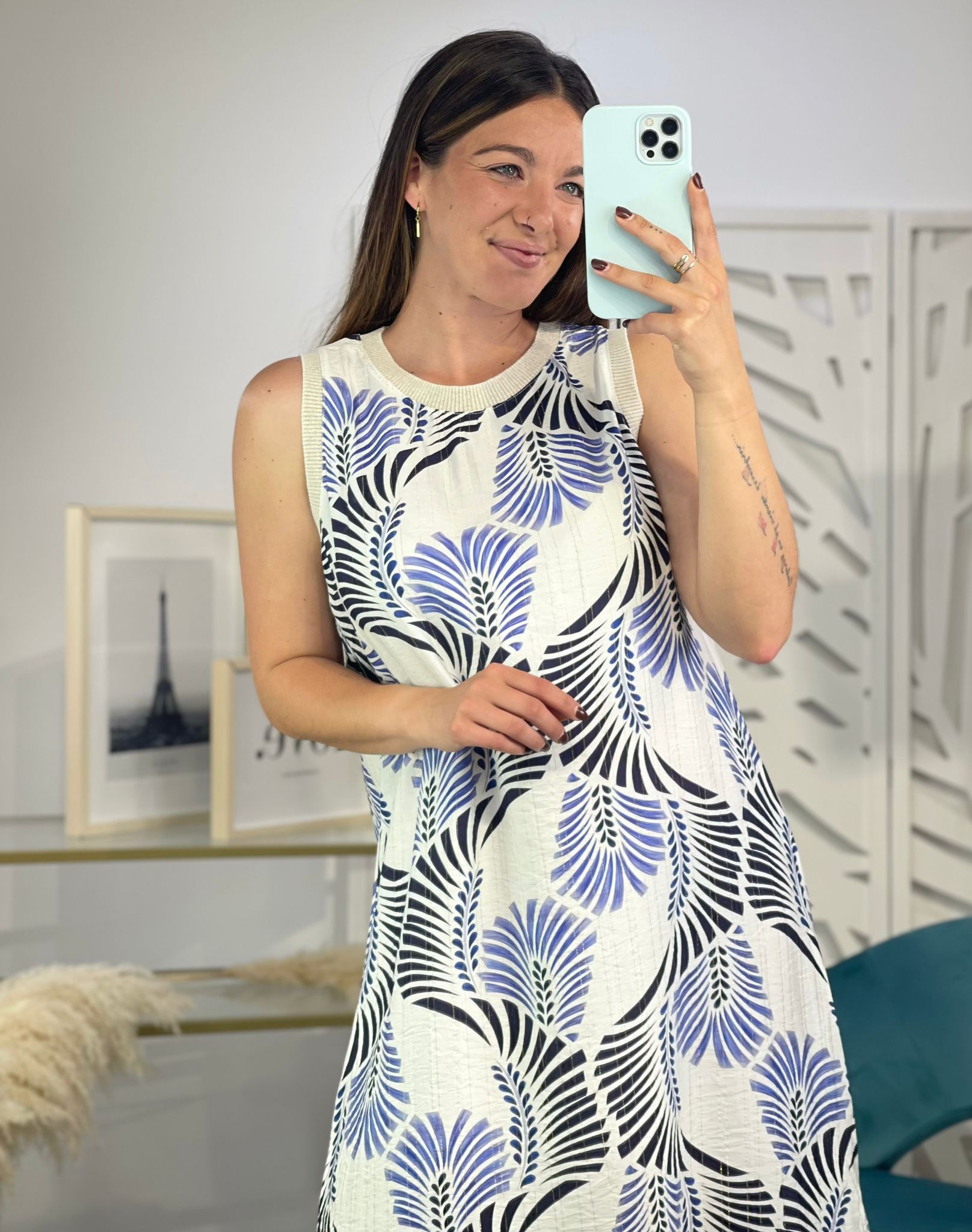 Vestido Estampado Leila - Imagen 6