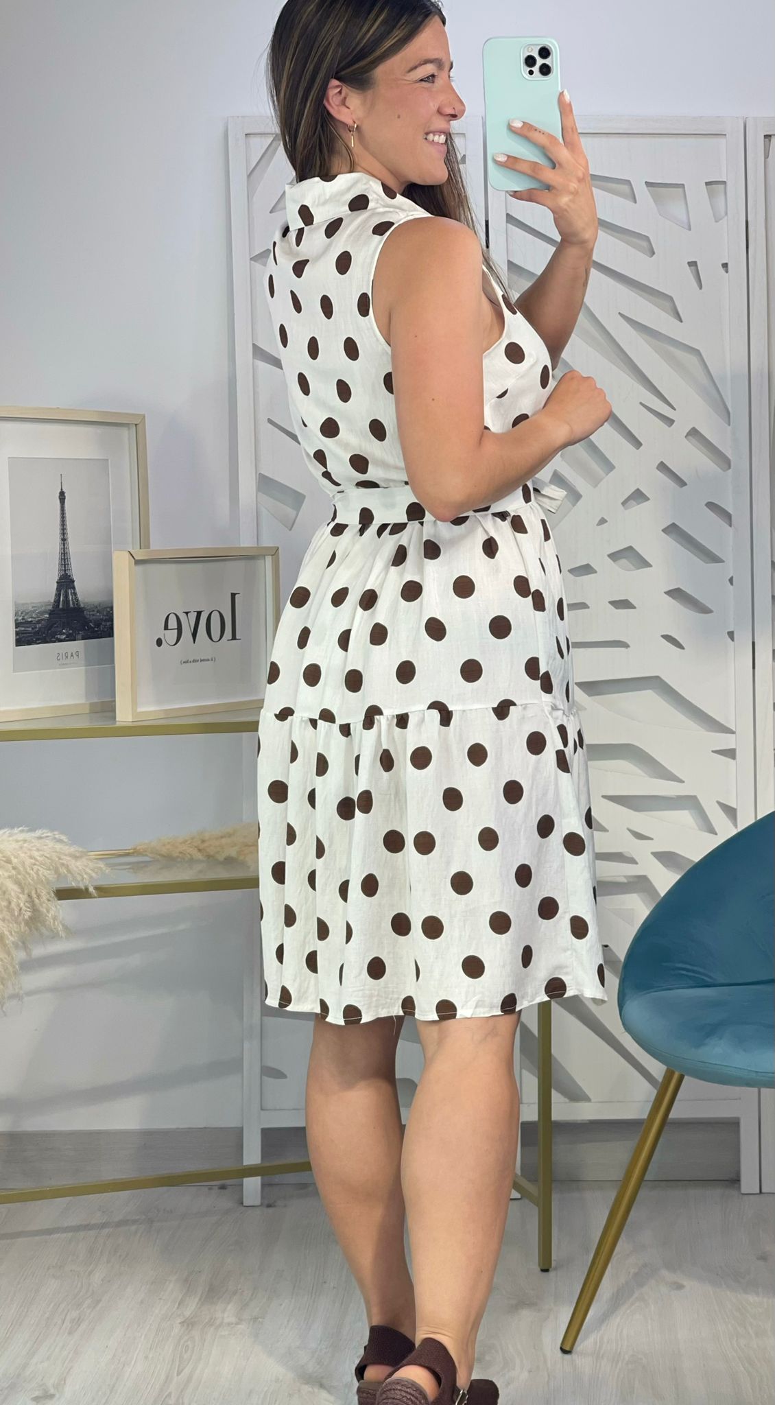 Vestido Lunares Corto - Imagen 9