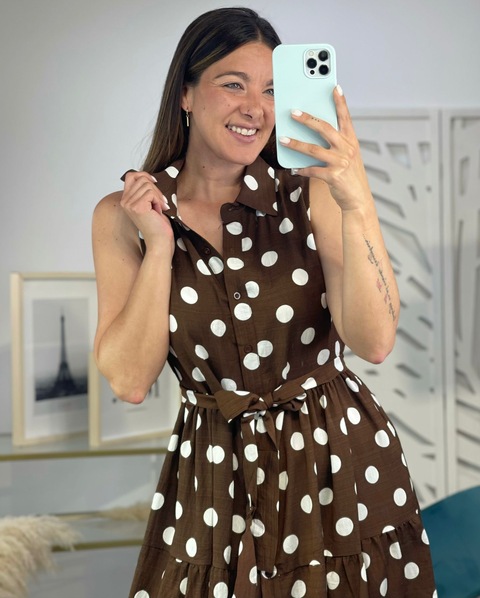 Vestido Lunares Corto - Imagen 4