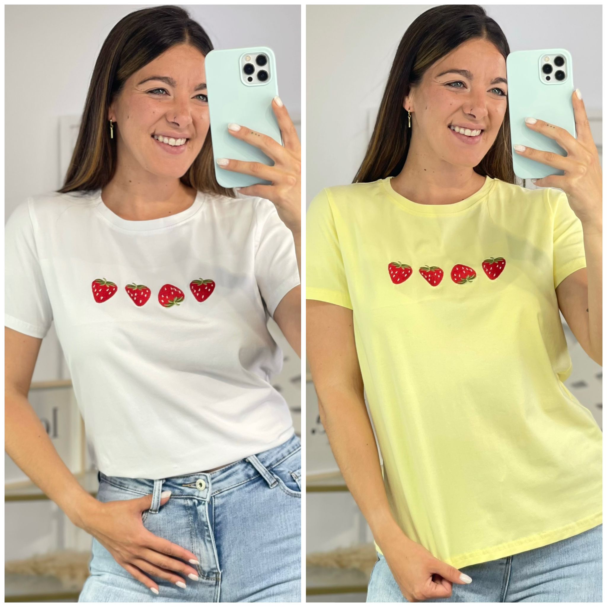 Camiseta Fresas