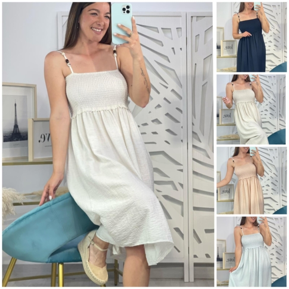 Vestido Corto Engomado