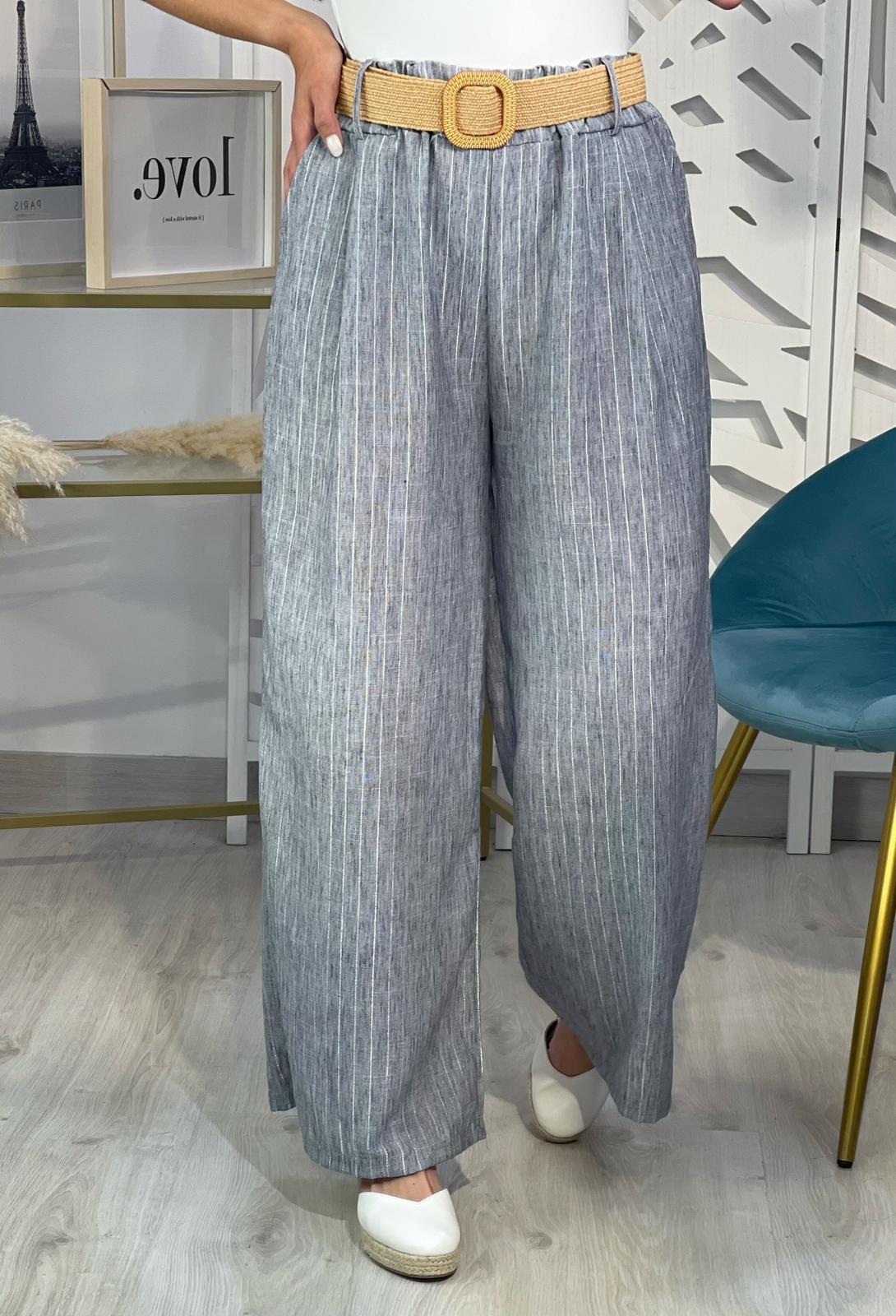 Pantalón Lidia + Cinturón - Imagen 8