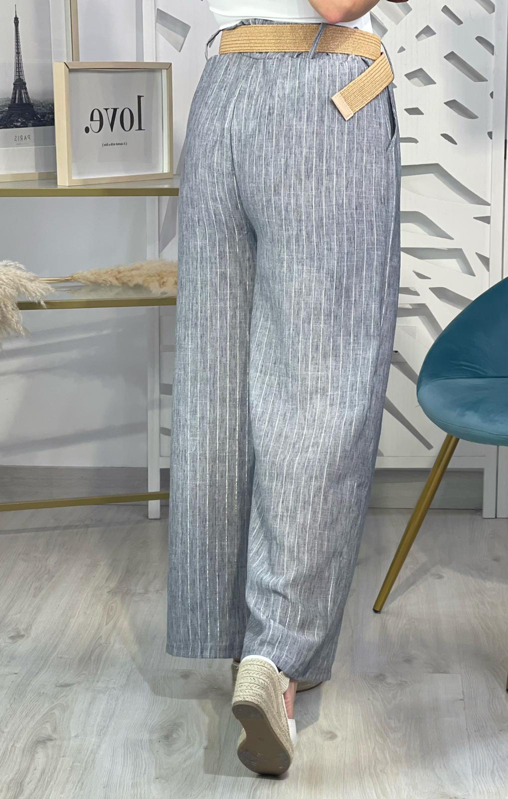 Pantalón Lidia + Cinturón - Imagen 7