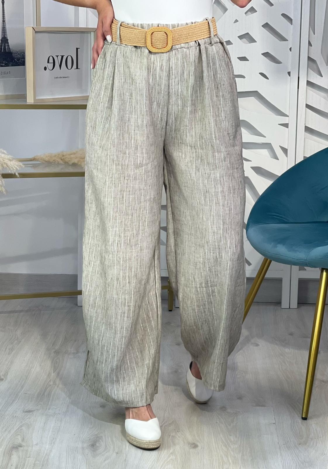 Pantalón Lidia + Cinturón - Imagen 5