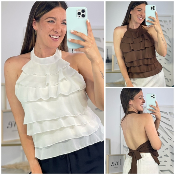 Blusa Volantes