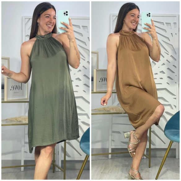 Vestido Cuello Halter