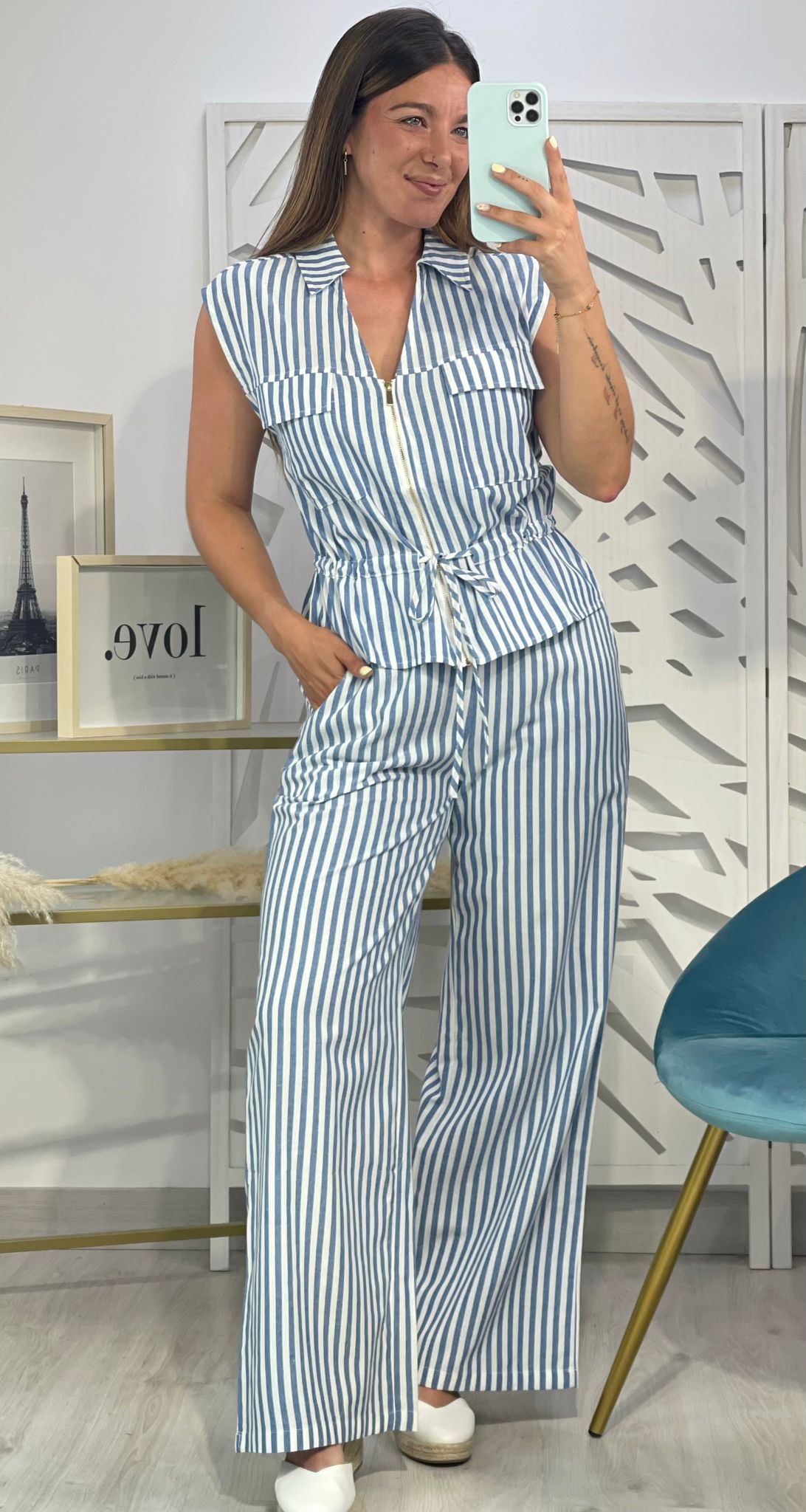 Conjunto Rayas Telma Largo - Imagen 2