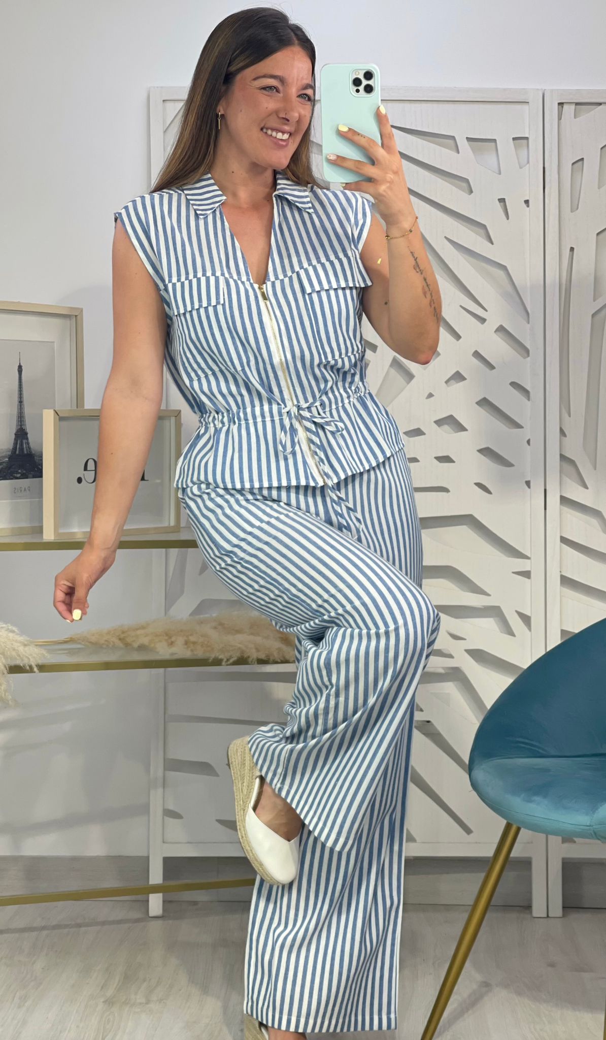 Conjunto Rayas Telma Largo - Imagen 3