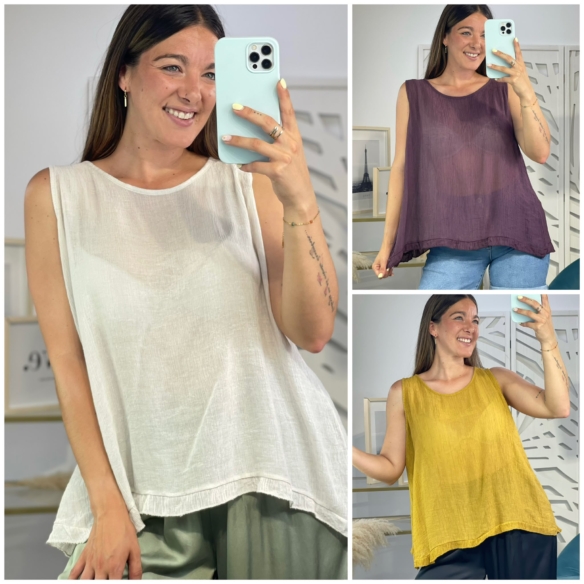 Blusa Espalda Abierta