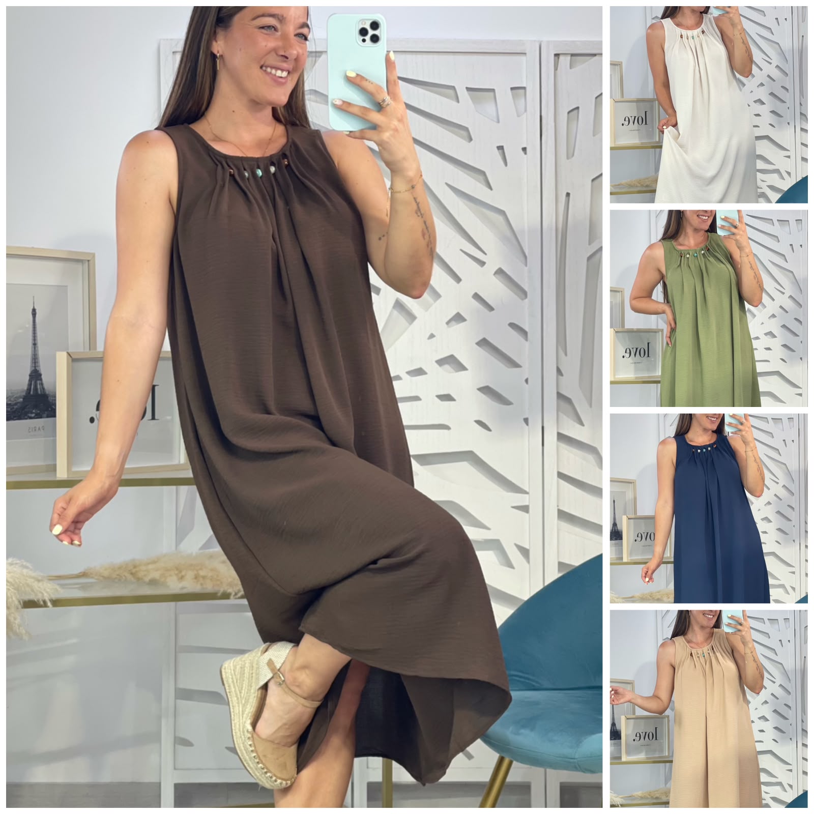 Vestido Detalle Piedras