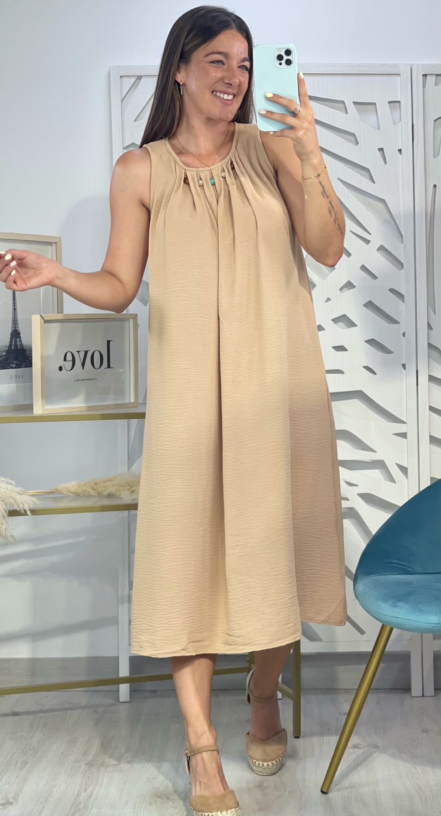 Vestido Detalle Piedras - Imagen 9
