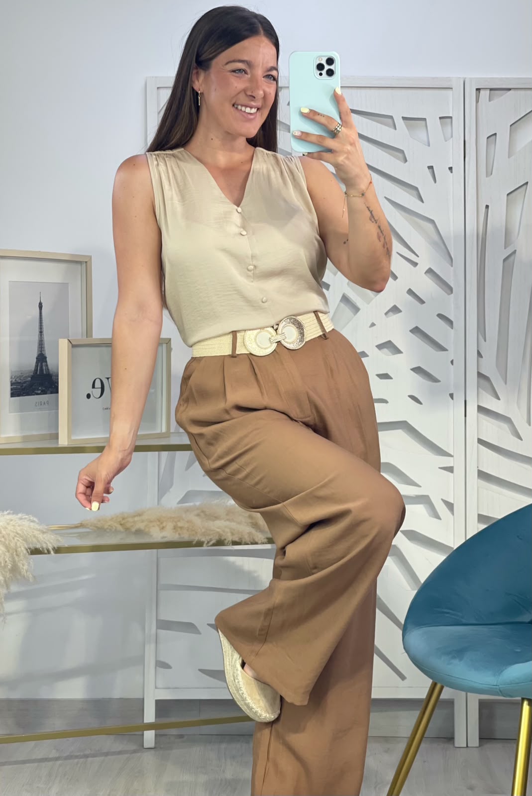 Pantalón Carmen + Cinturón - Imagen 2