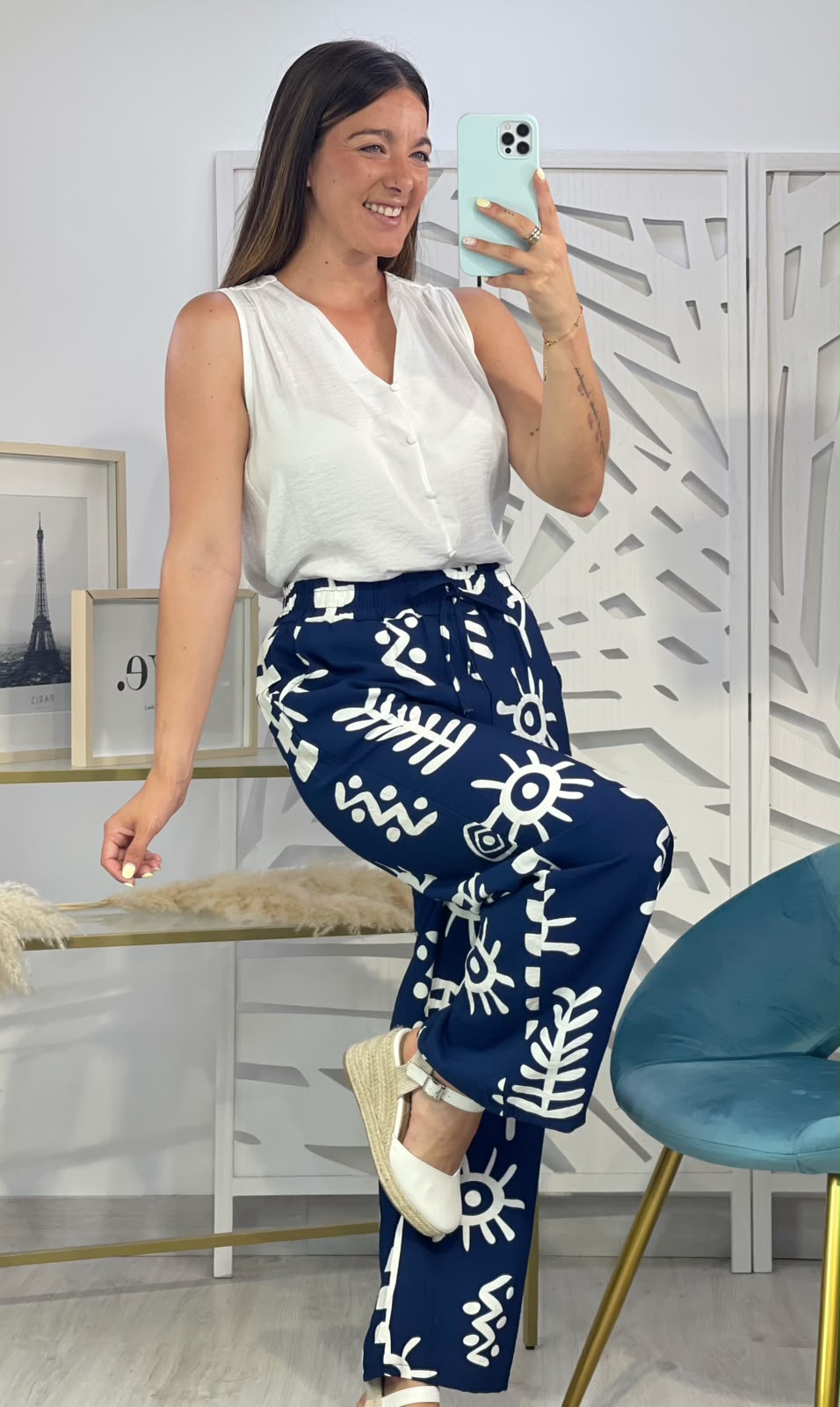 Pantalón Estampado Daniela - Imagen 3