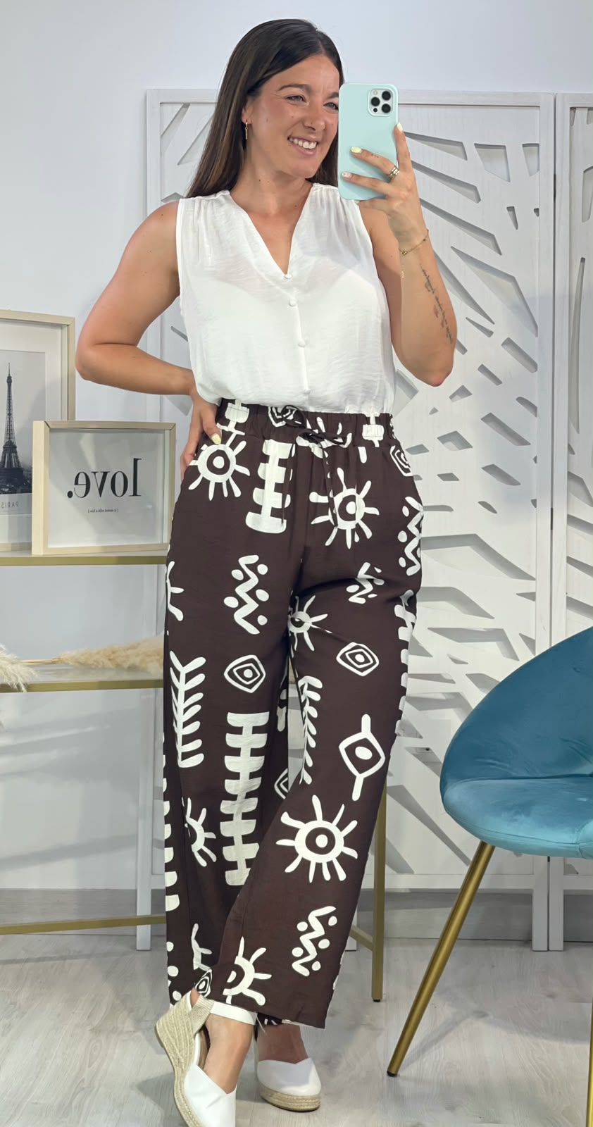 Pantalón Estampado Daniela - Imagen 7