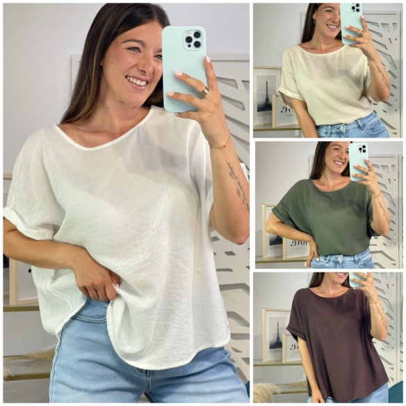 Blusa Básica Fluida
