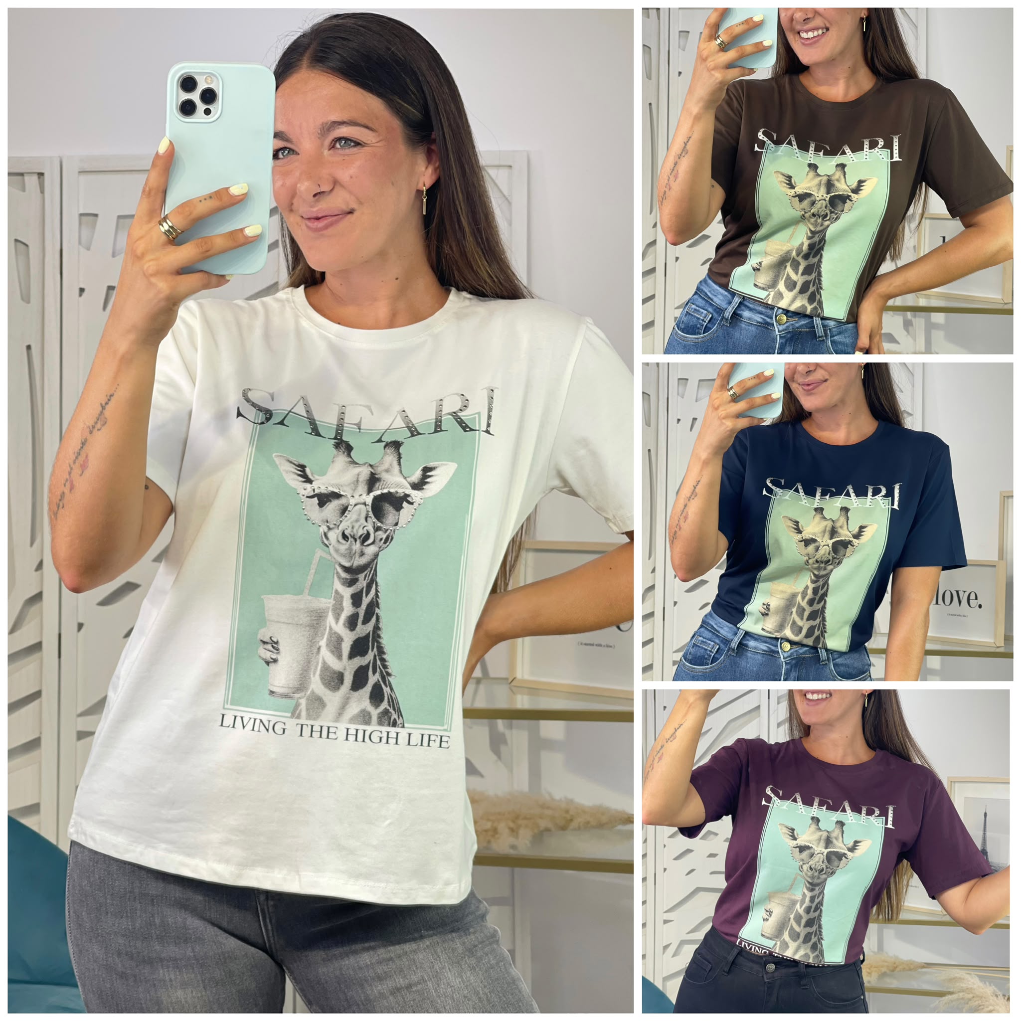 Camiseta Jirafa