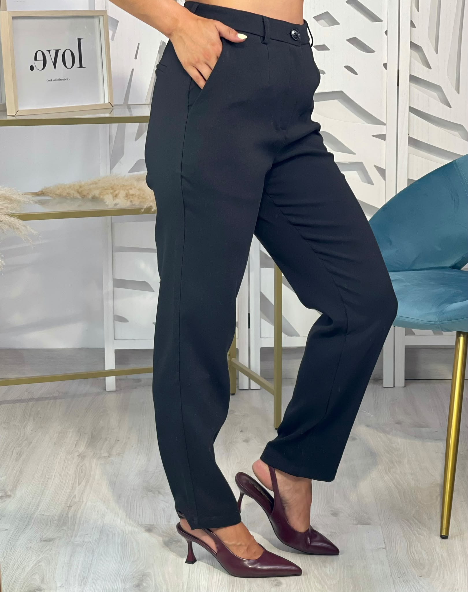 Pantalón Vestir Amanda - Negro - Imagen 5