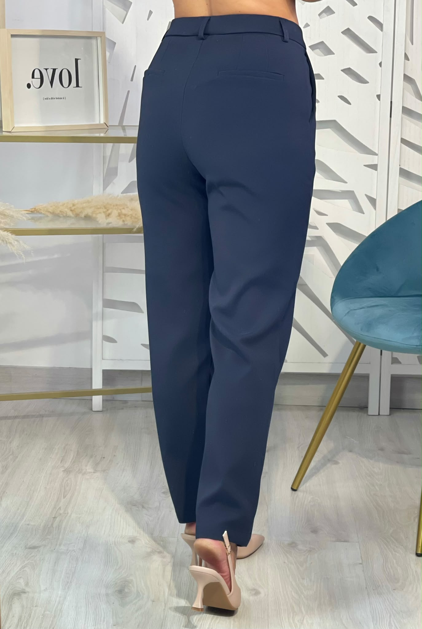 Pantalón Vestir Amanda - Azul - Imagen 6