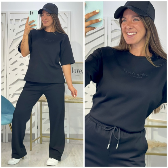 Conjunto Chandal Los Ángeles - Negro