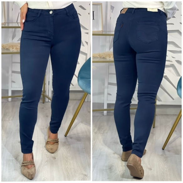 Pantalón Pitillo Otoño (Tallas de la 34 hasta 48) - Azul Marino