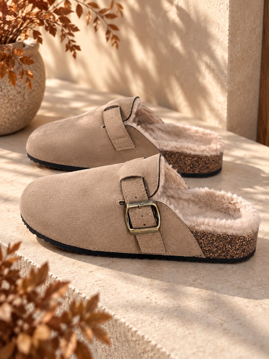 Zueco Antelina Pelito - Beige