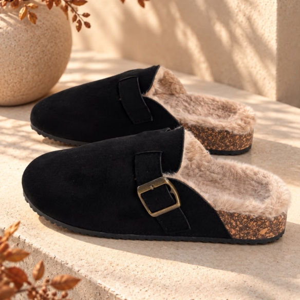 Zueco Antelina Pelito - Negro