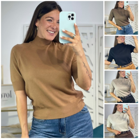 Jersey Manga Corta Cuello Perkin