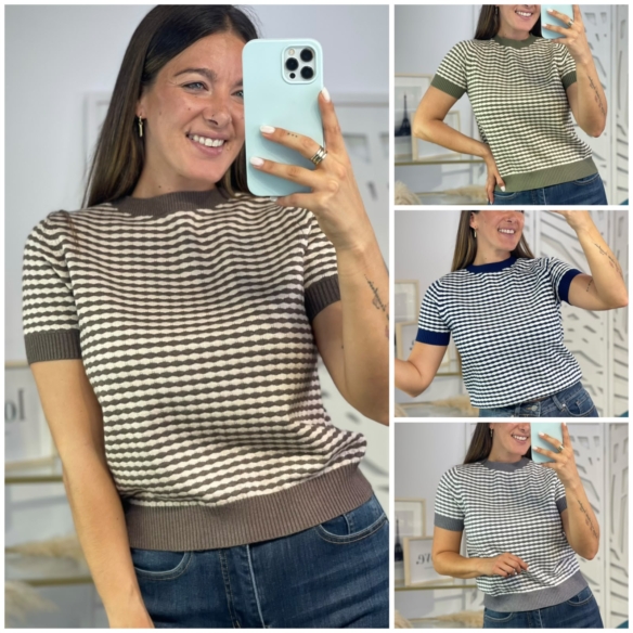 Jersey Ondas Manga Corta